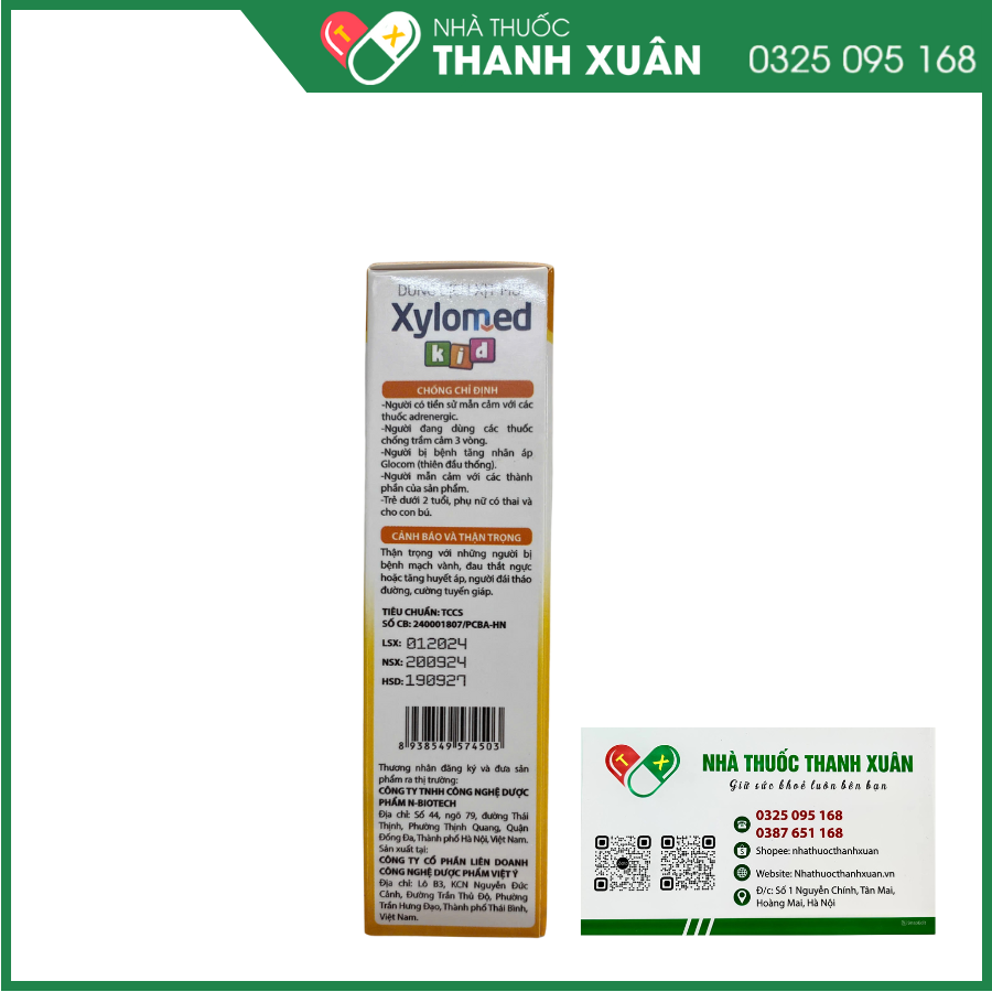 Dung dịch xịt mũi Xylomed Kid hỗ trợ giảm các triệu chứng nghẹt mũi, sổ mũi, viêm mũi dị ứng cho trẻ từ 2 tuổi